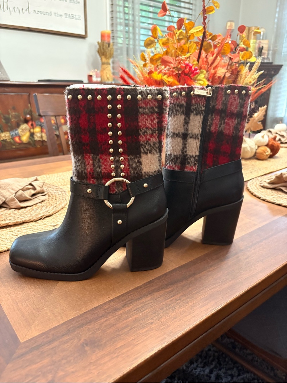 Plaid Boots by Jessica Simpson